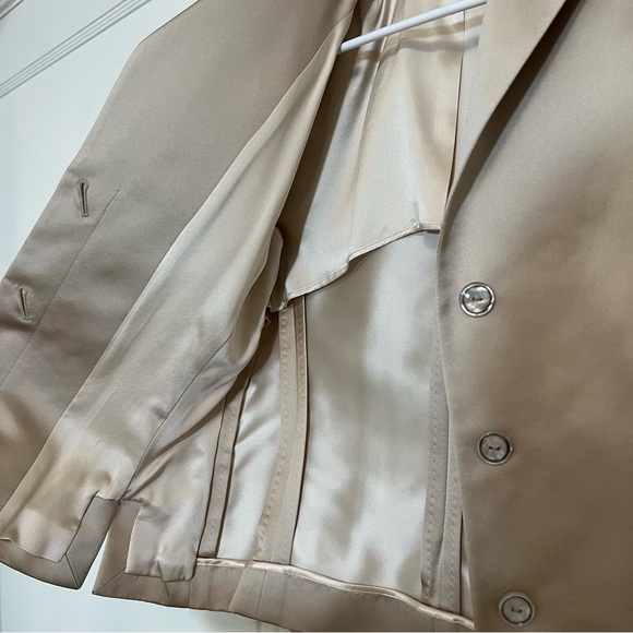 Akris Cream Short Sleeve Blazer - Picture 7 of 12